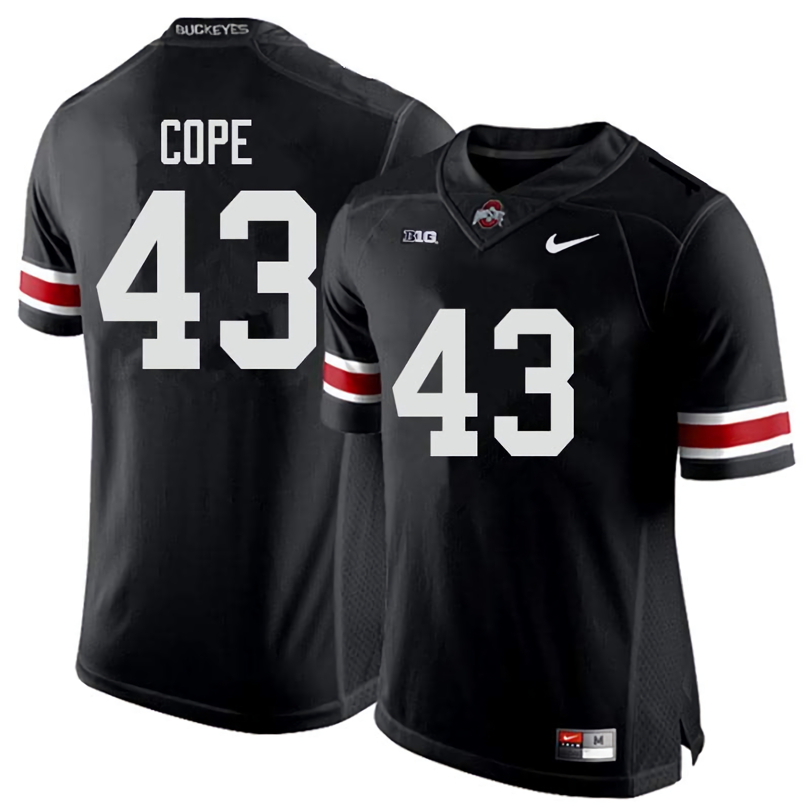 Robert Cope Ohio State Buckeyes Men's NCAA #43 Nike Black College Stitched Football Jersey XIW3456HS